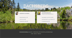 Desktop Screenshot of dachsberg.de